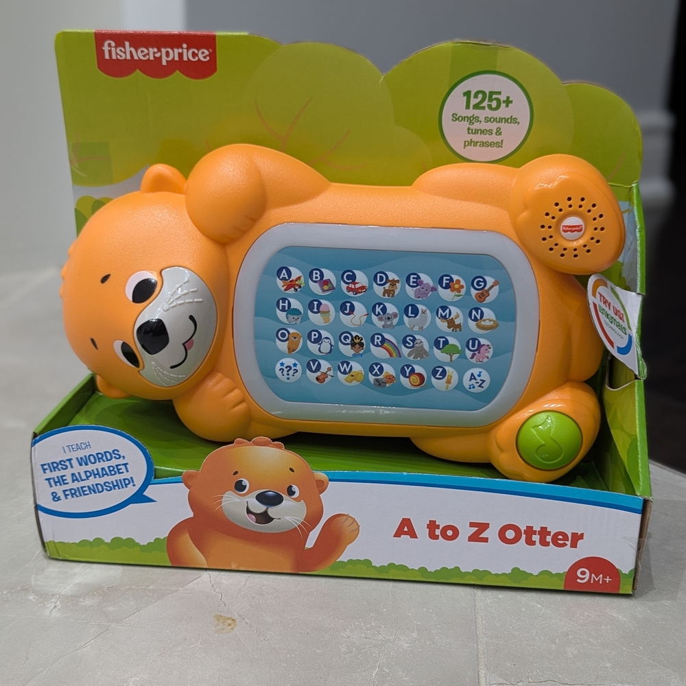 New Fisher-Price Linkimals A to Z Otter Alphabet Toy